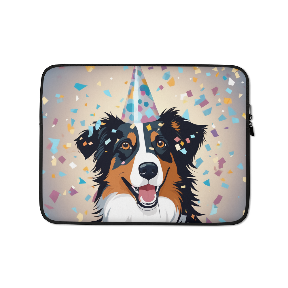 PugMug Custom Australian Shepherd Dog Laptop Sleeve