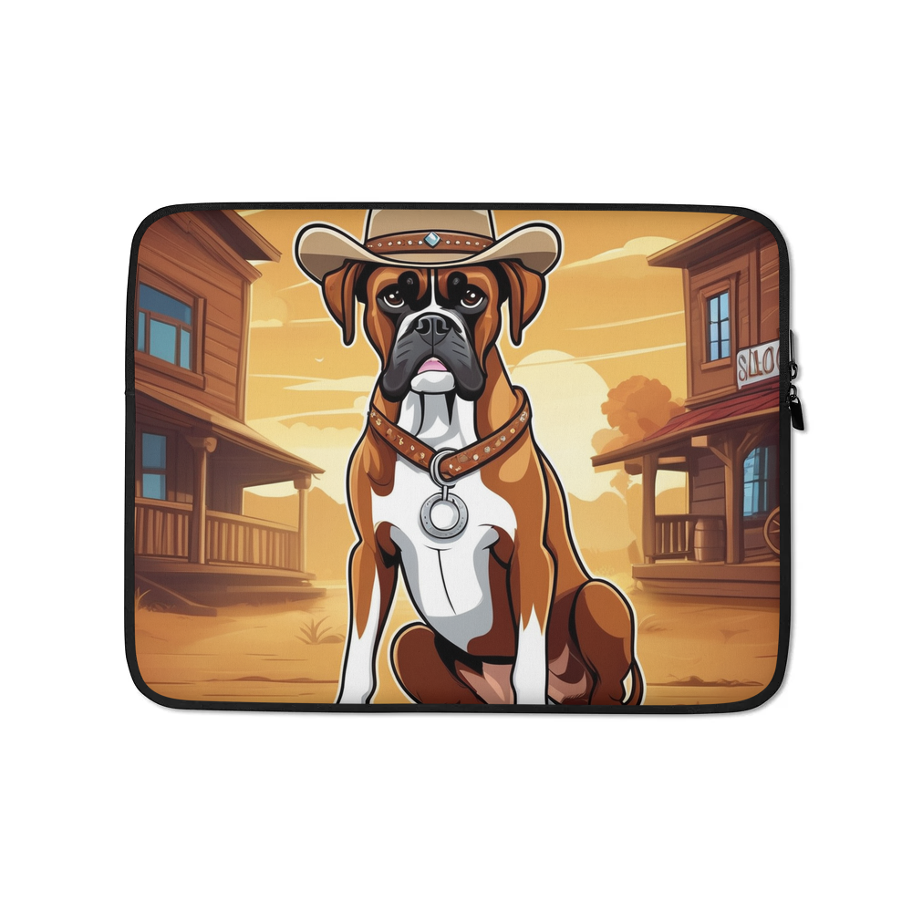 PugMug Custom Boxer Dog Laptop Sleeve