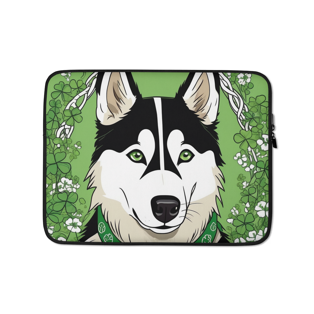 PugMug Custom Siberian Husky Laptop Sleeve
