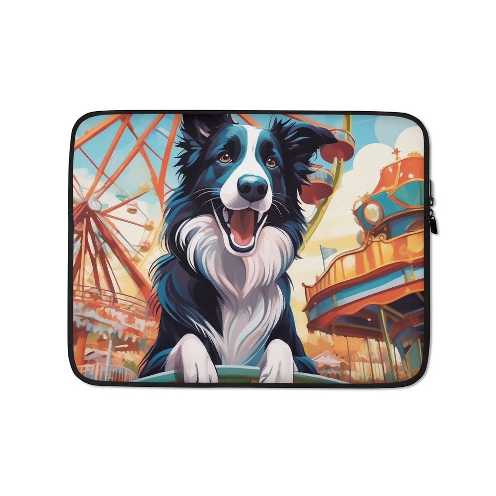 PugMug Custom Border Collie Laptop Sleeve