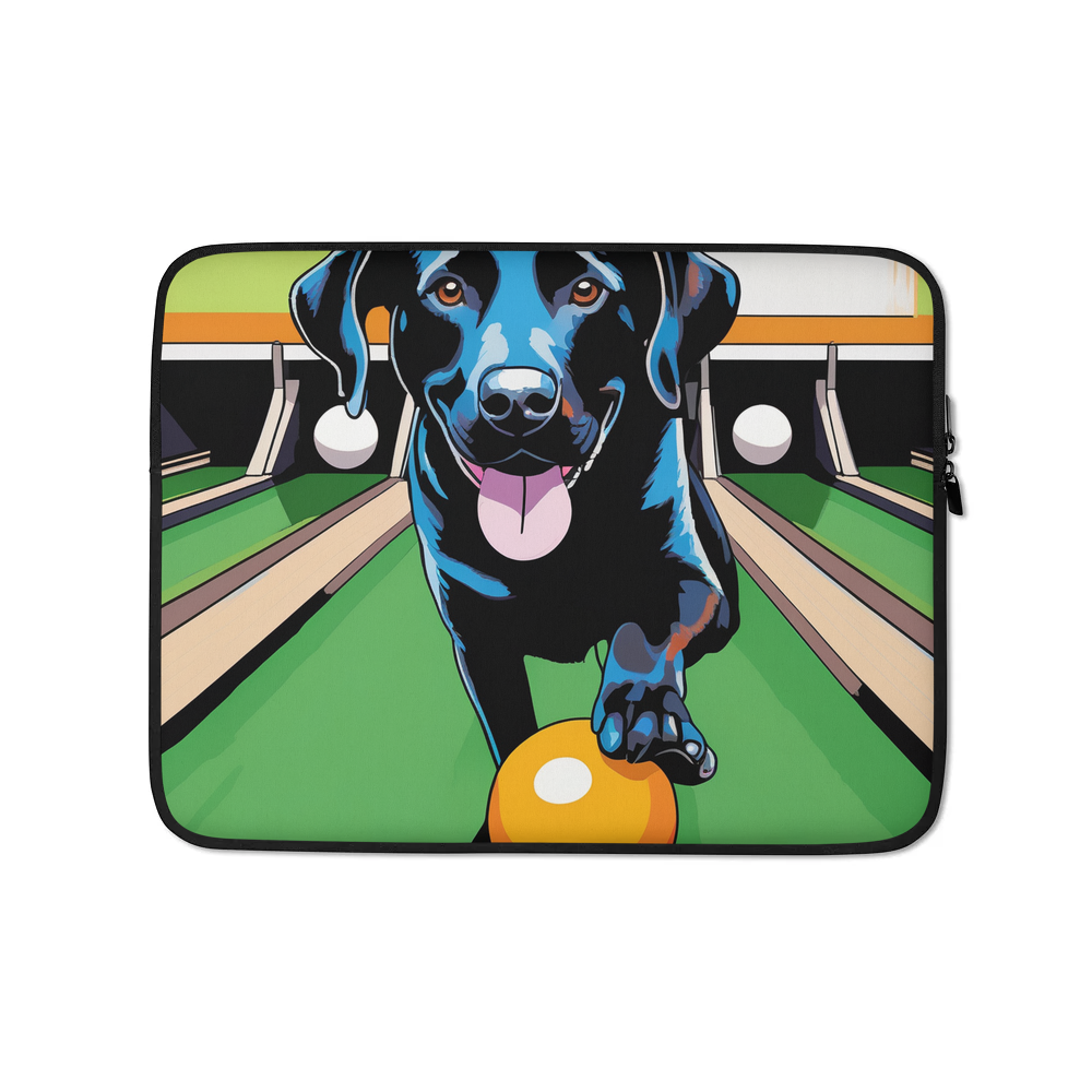 PugMug Custom Black Labrador Retriever Laptop Sleeve