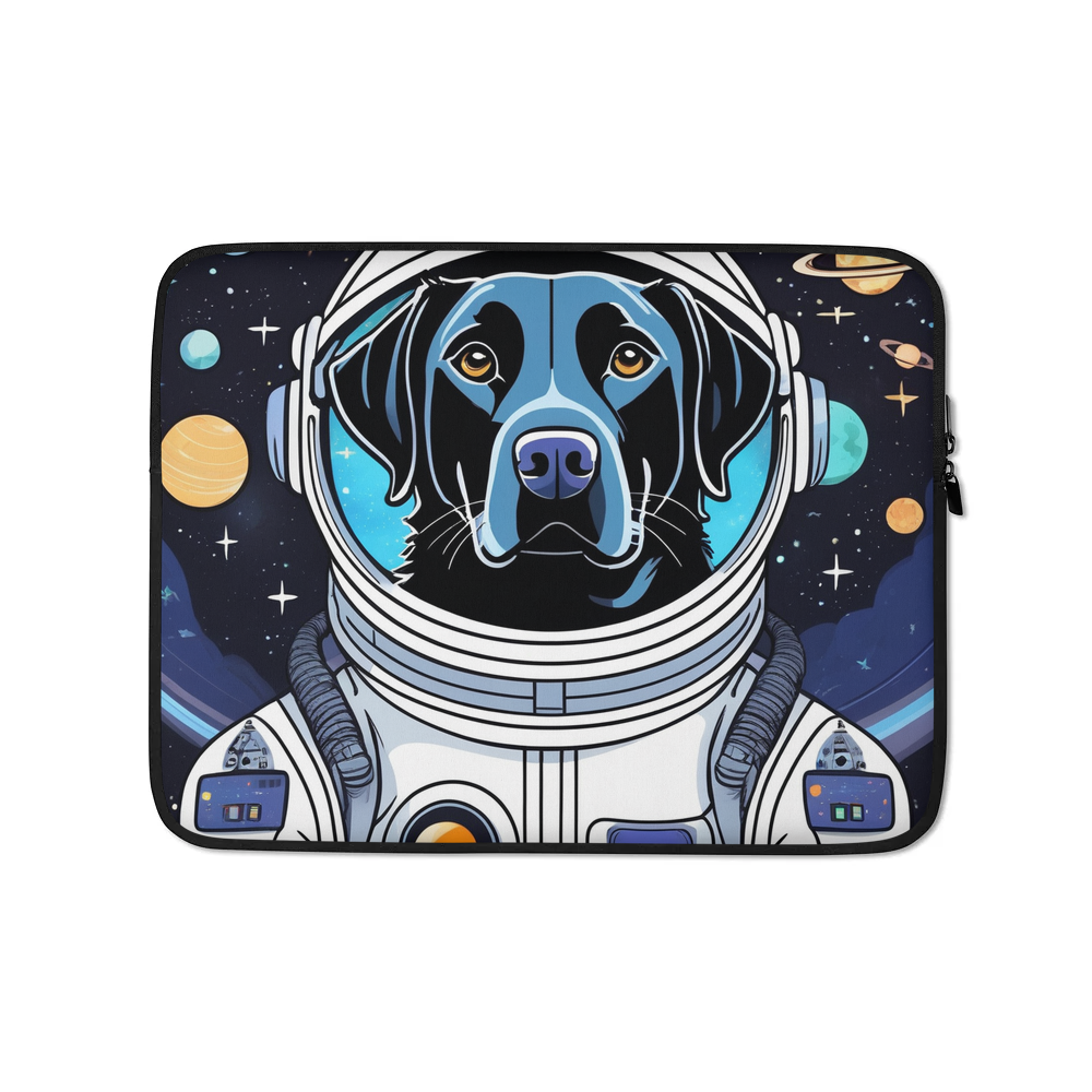 PugMug Custom Black Labrador Retriever Laptop Sleeve