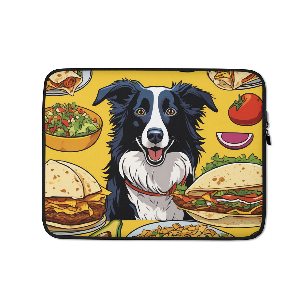 PugMug Custom Border Collie Laptop Sleeve
