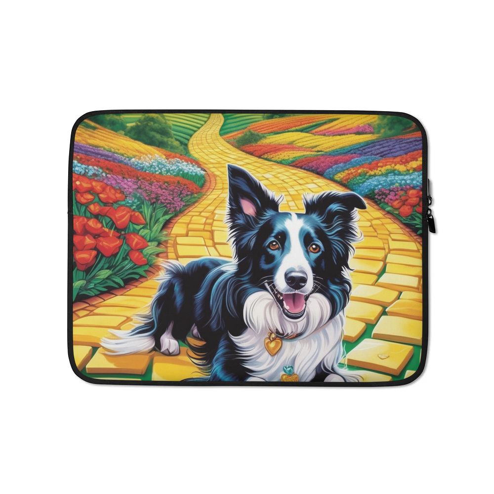PugMug Custom Border Collie Laptop Sleeve