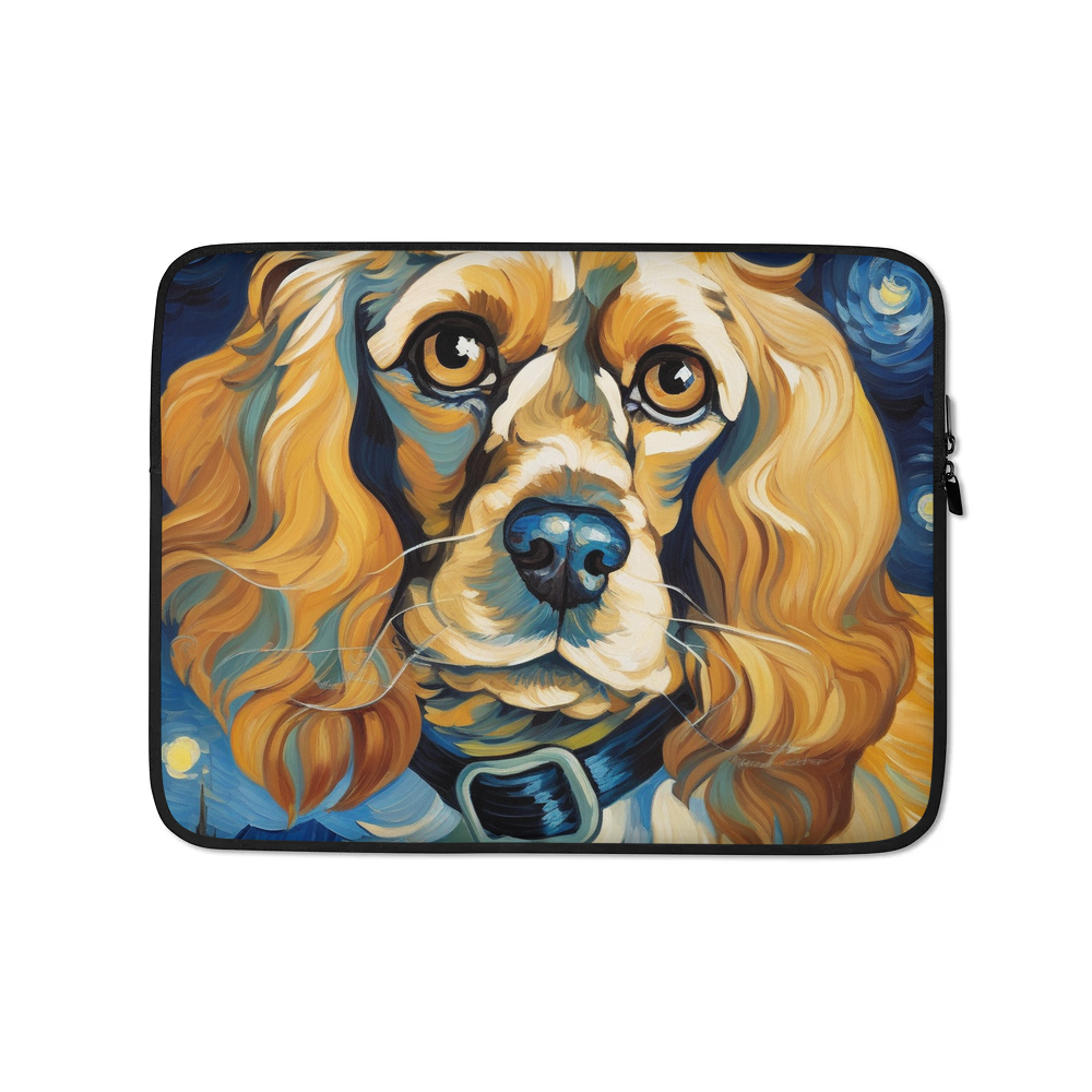 PugMug Custom Cocker Spaniel Laptop Sleeve