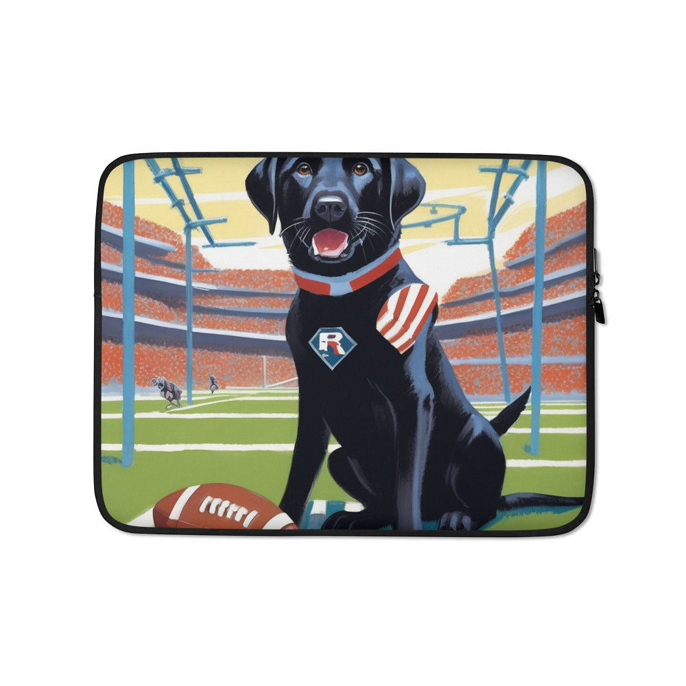 PugMug Custom Black Labrador Retriever Laptop Sleeve