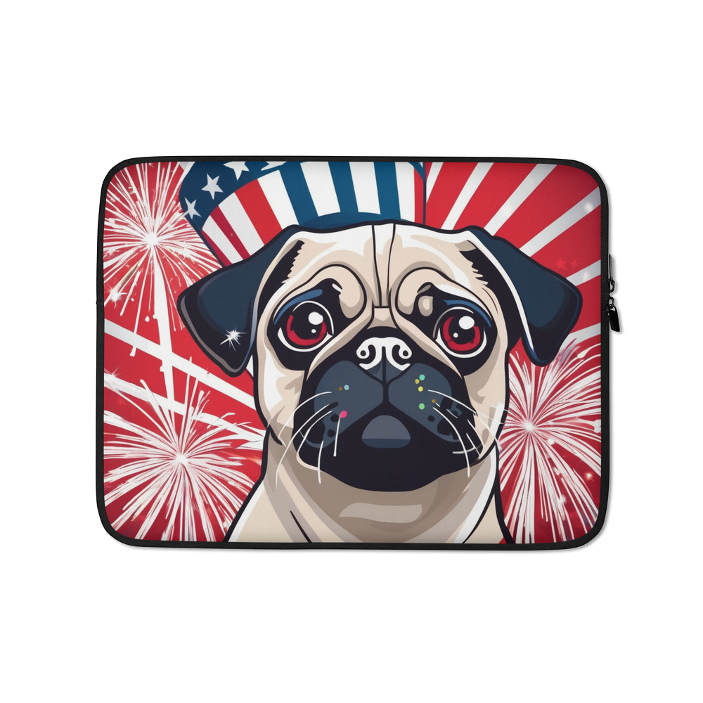 PugMug Custom Pet Laptop Sleeve