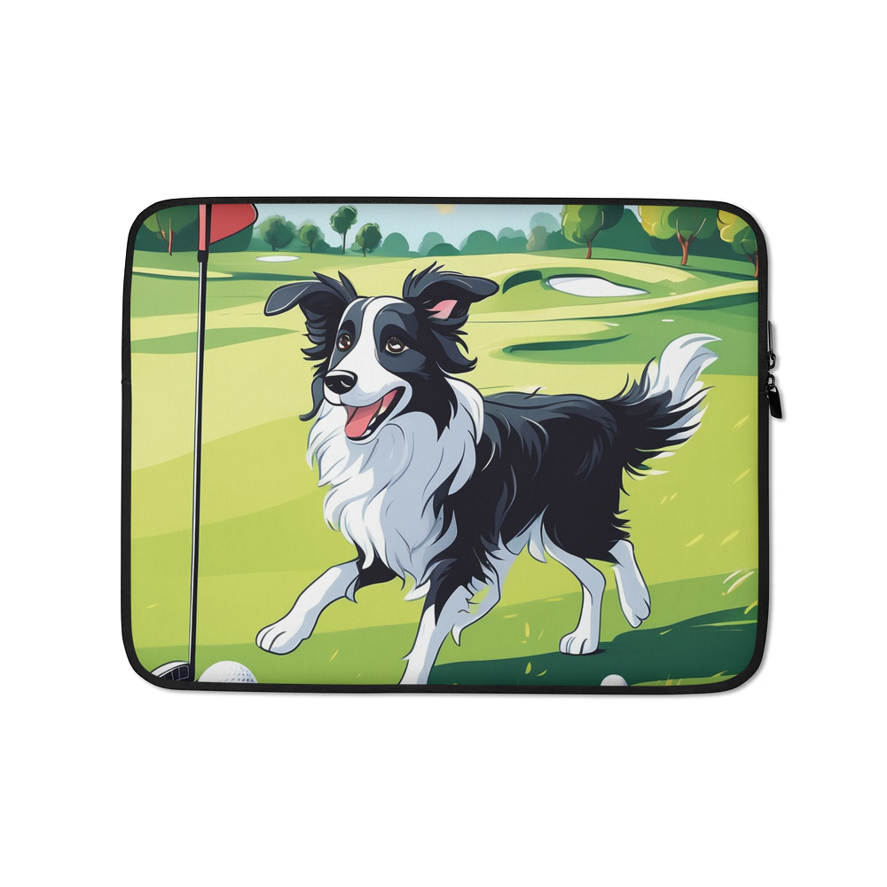 PugMug Custom Border Collie Laptop Sleeve