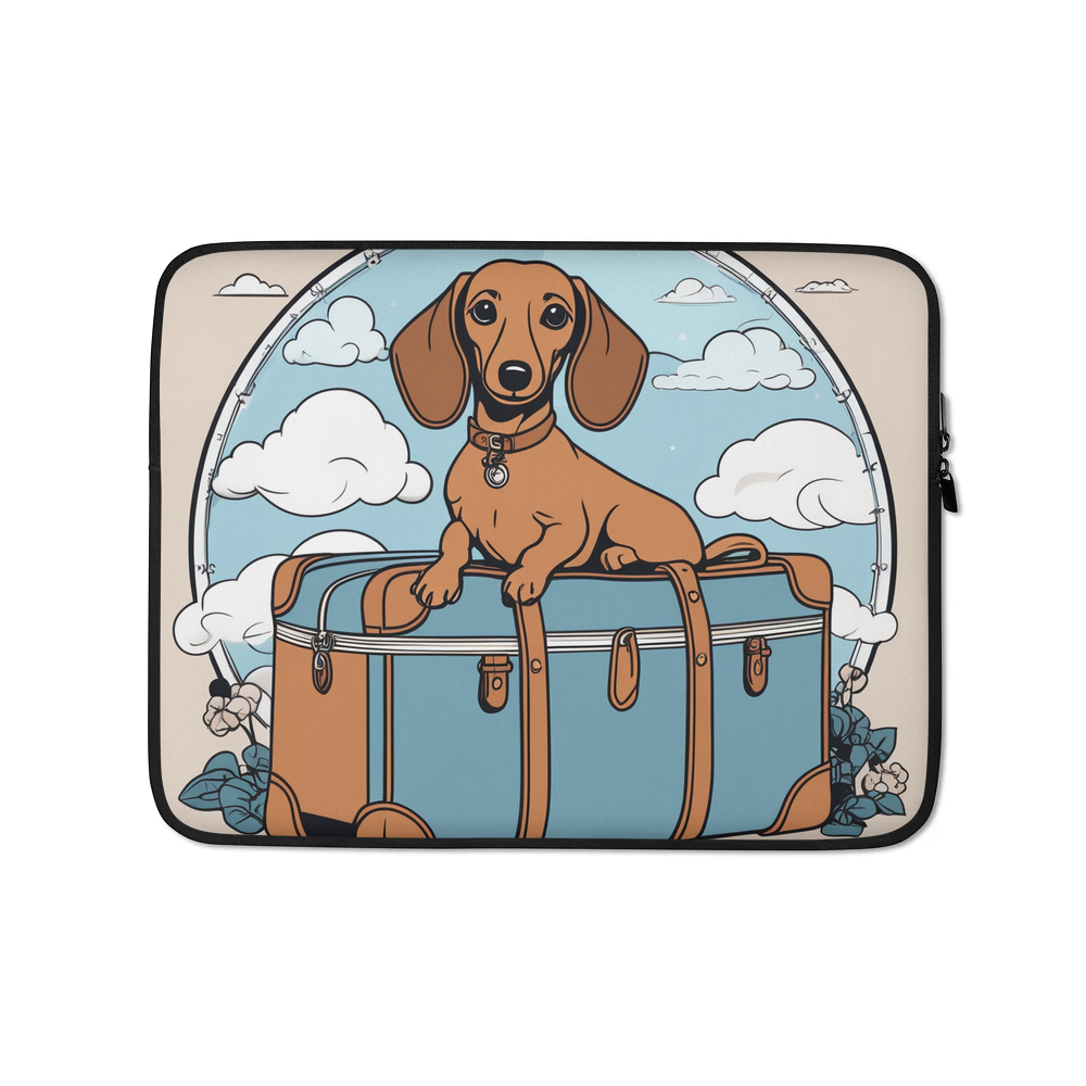 PugMug Custom Tan Dachshund Laptop Sleeve
