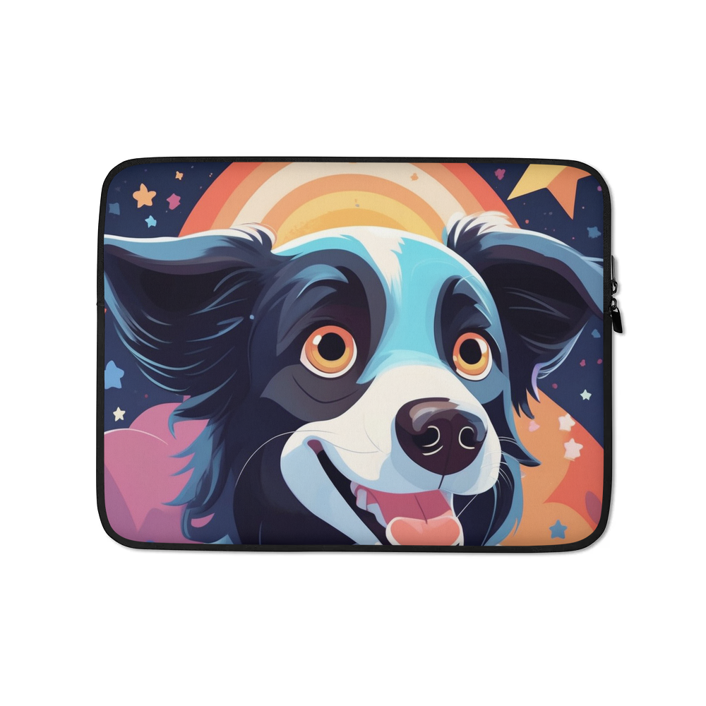 PugMug Custom Border Collie Laptop Sleeve