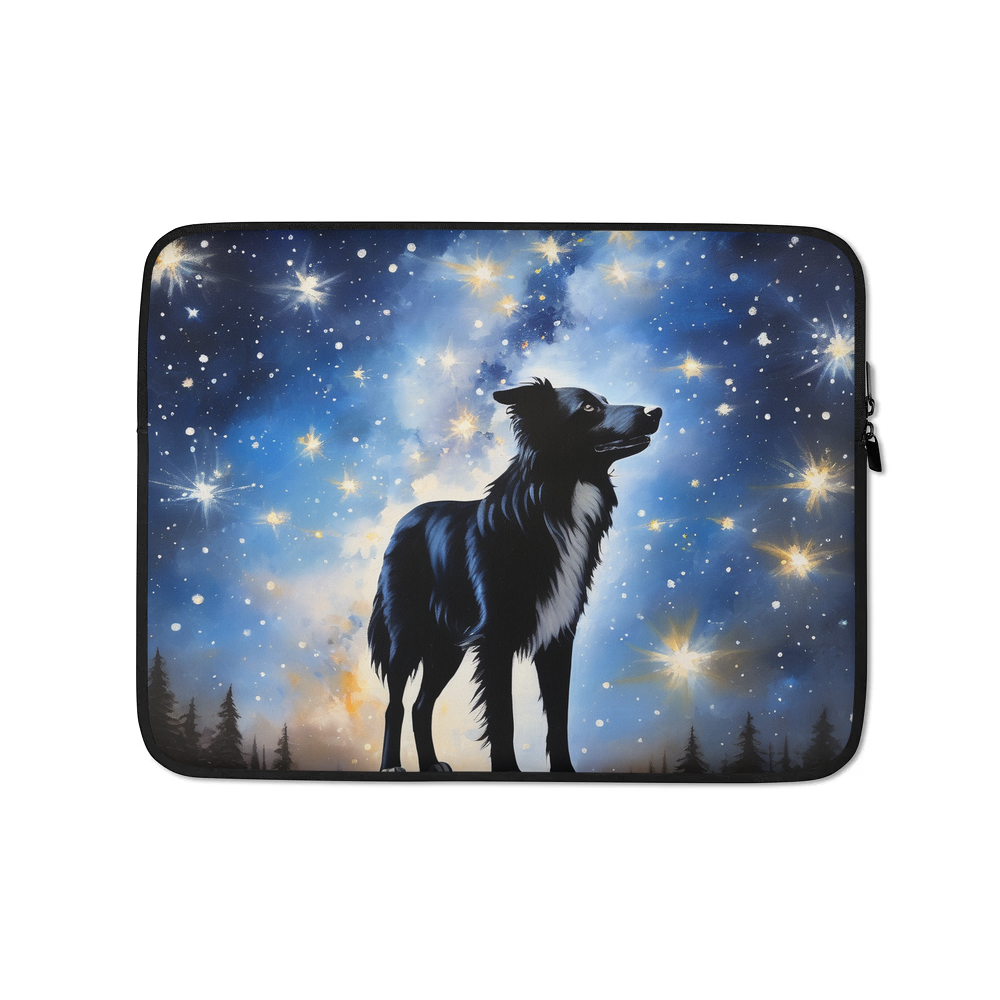 PugMug Custom Border Collie Laptop Sleeve