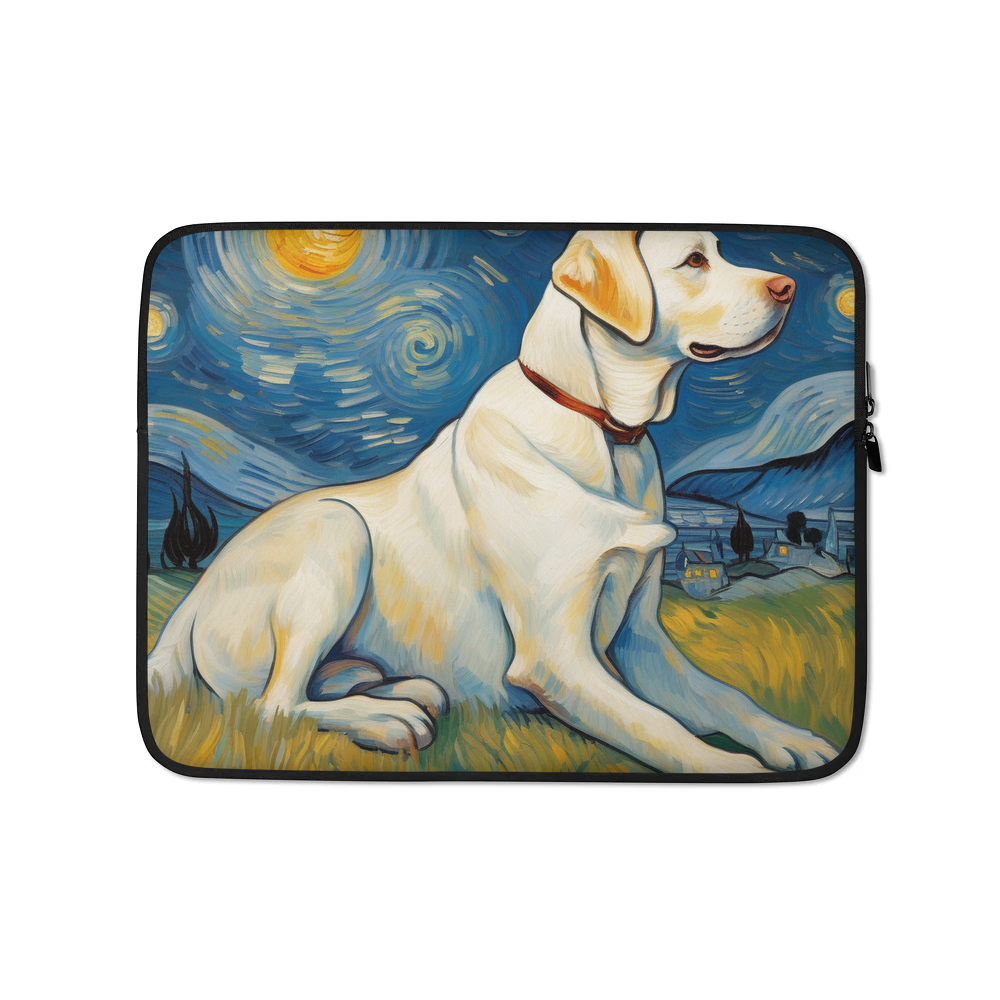 PugMug Custom White Labrador Retriever Laptop Sleeve