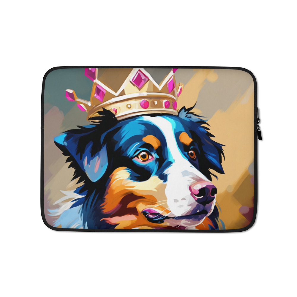 PugMug Custom Australian Shepherd Dog Laptop Sleeve