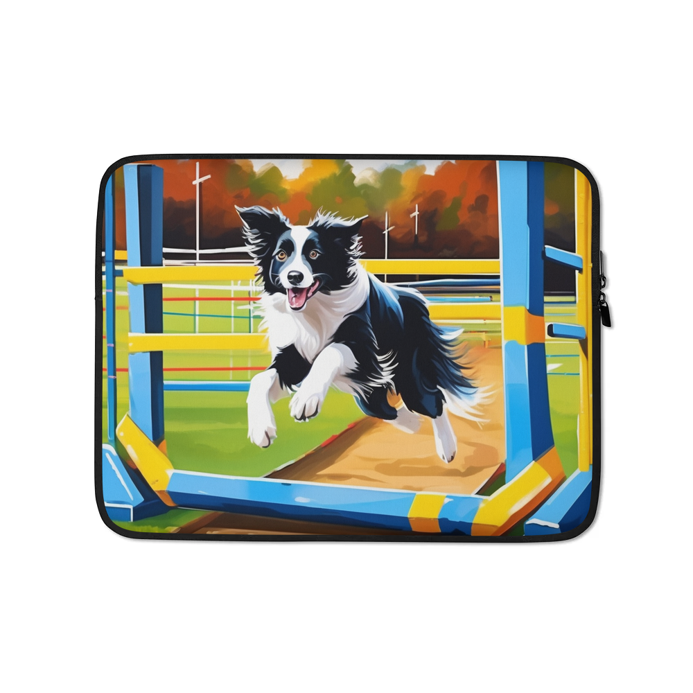 PugMug Custom Border Collie Laptop Sleeve