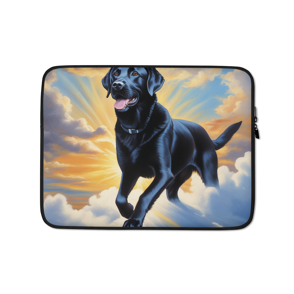 PugMug Custom Black Labrador Retriever Laptop Sleeve