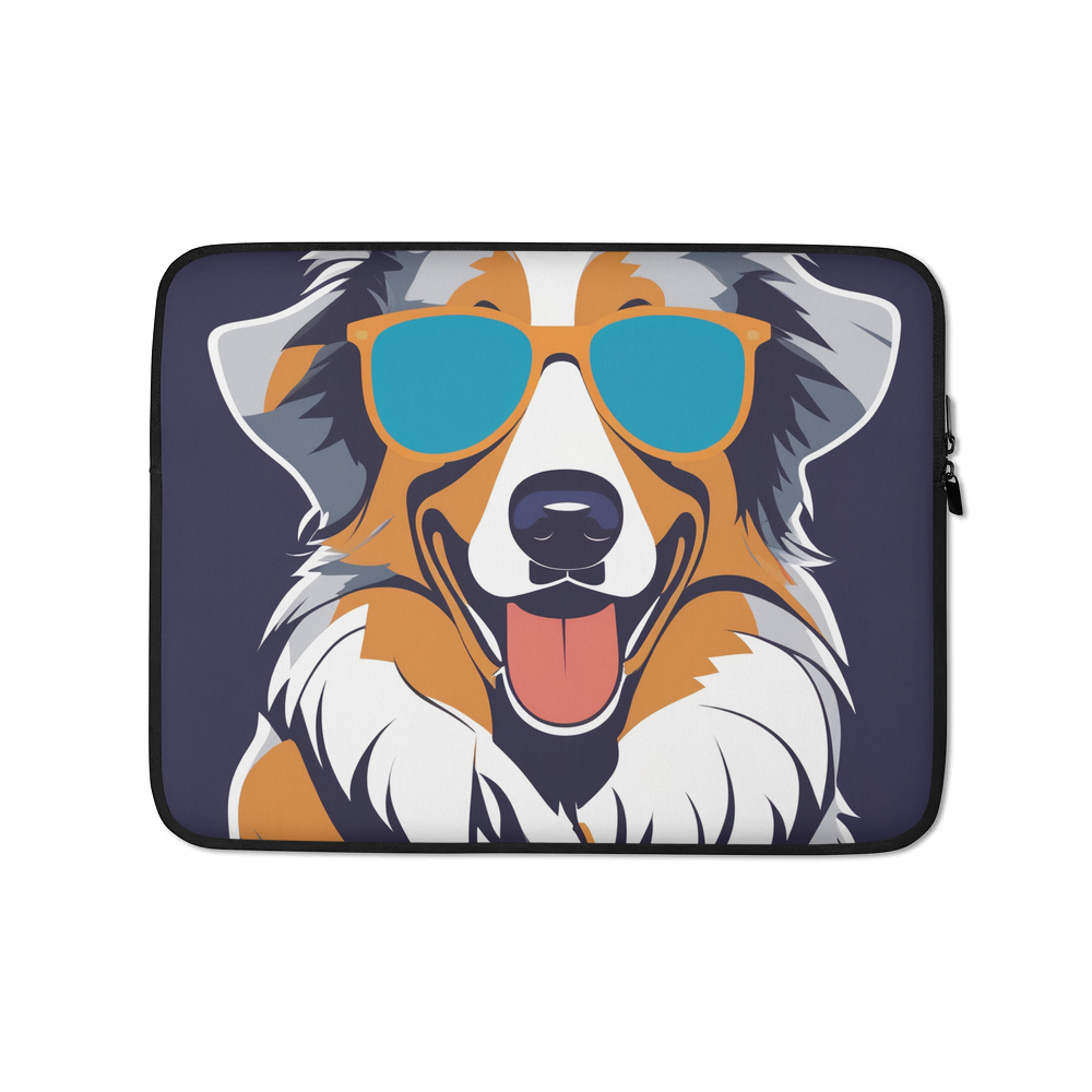 PugMug Custom Australian Shepherd Dog Laptop Sleeve