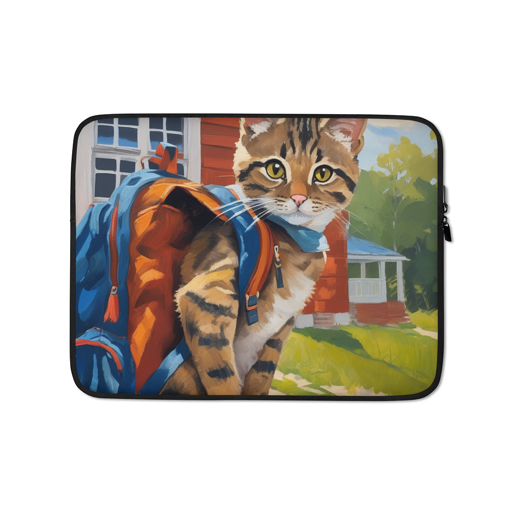 PugMug Custom Tabby Exotic Cat Laptop Sleeve