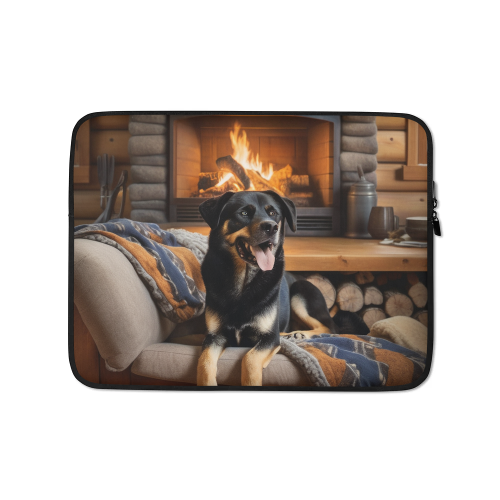 PugMug Custom Blue Laptop Sleeve