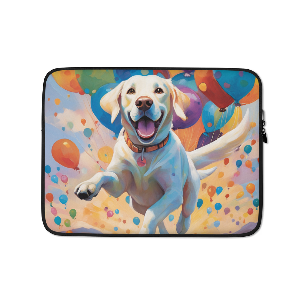 PugMug Custom White Labrador Retriever Laptop Sleeve