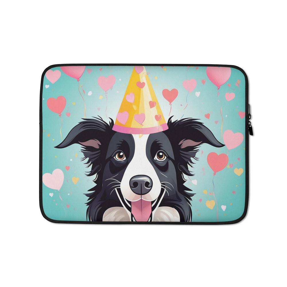 PugMug Custom Border Collie Laptop Sleeve