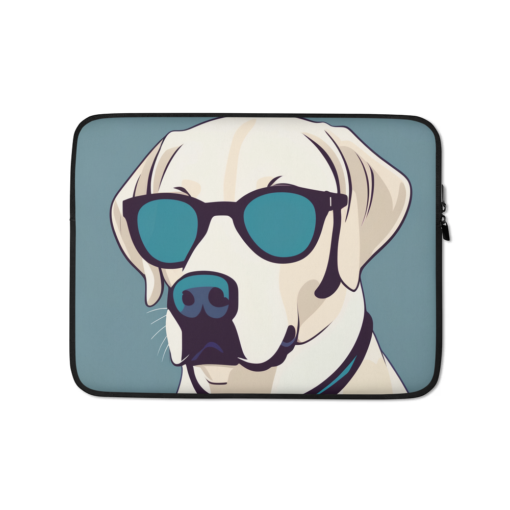 PugMug Custom White Labrador Retriever Laptop Sleeve