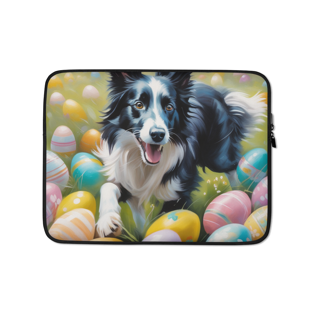 PugMug Custom Border Collie Laptop Sleeve