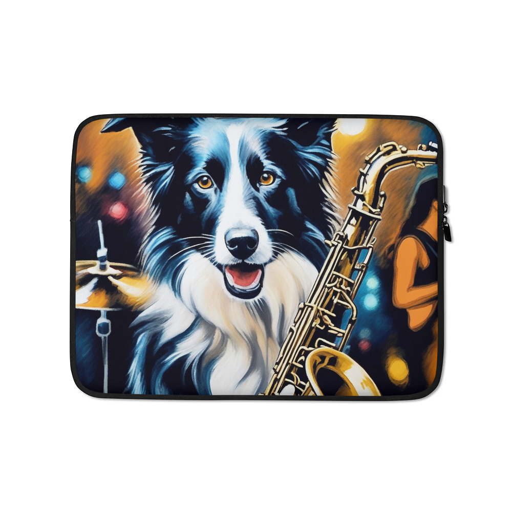 PugMug Custom Border Collie Laptop Sleeve