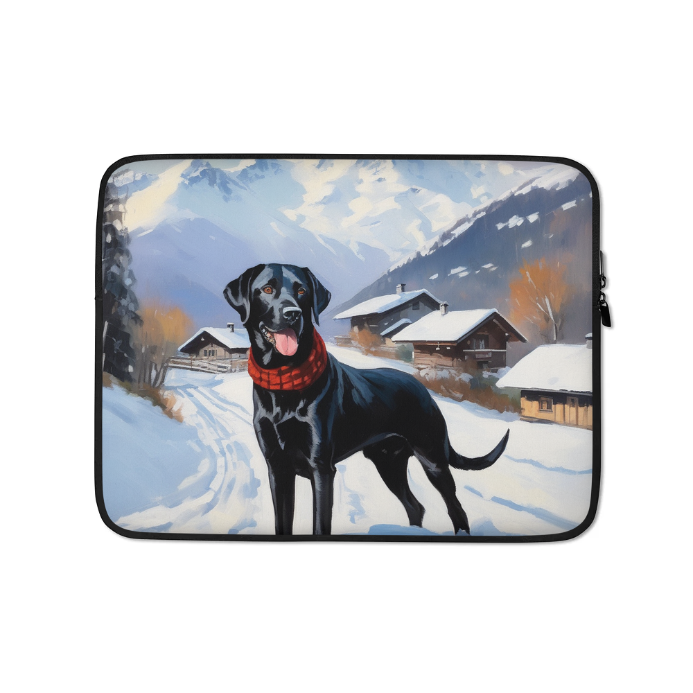 PugMug Custom Black Labrador Retriever Laptop Sleeve