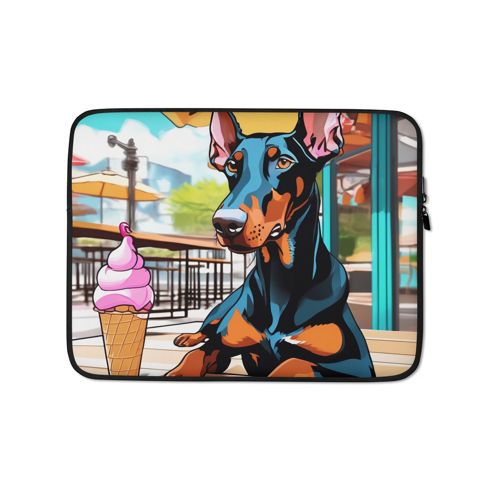 PugMug Custom Doberman Pinscher Laptop Sleeve