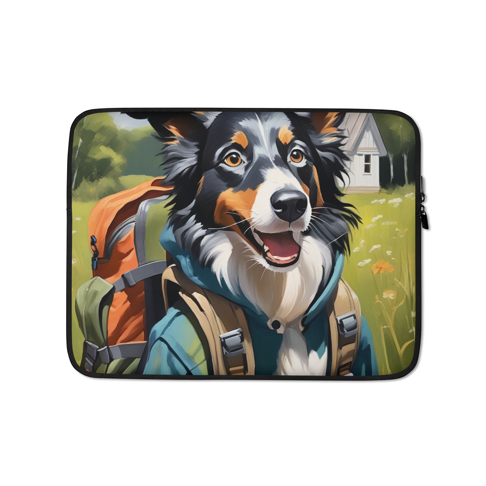 PugMug Custom Border Collie Laptop Sleeve