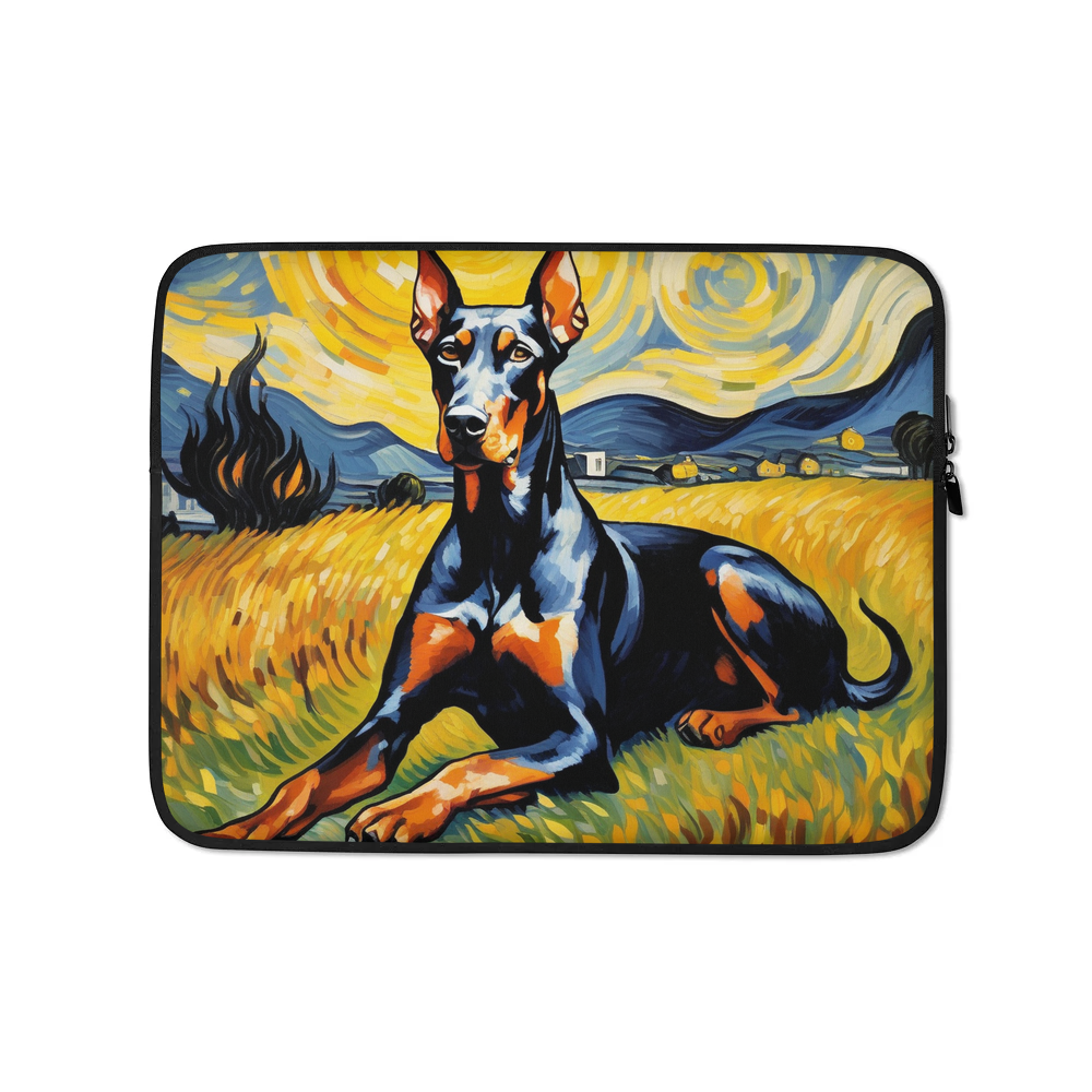 PugMug Custom Doberman Pinscher Laptop Sleeve