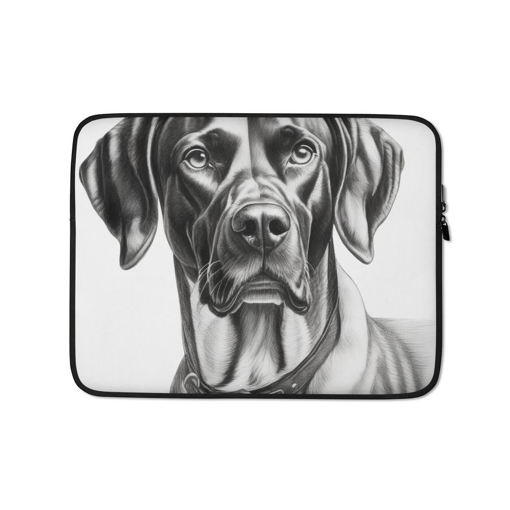 PugMug Custom Pointer Dog Laptop Sleeve