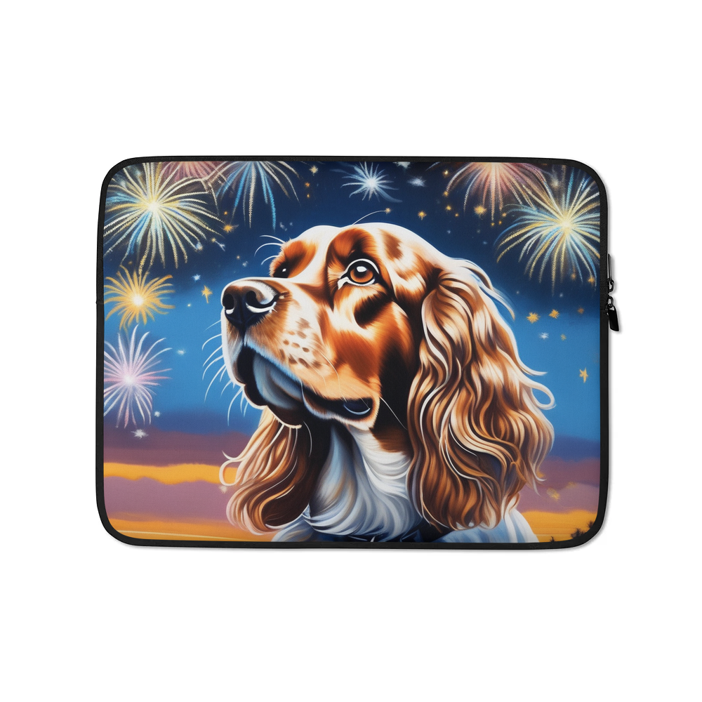 PugMug Custom English Cocker Spaniel Laptop Sleeve