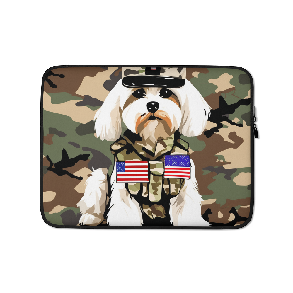 PugMug Custom Maltese Dog Laptop Sleeve