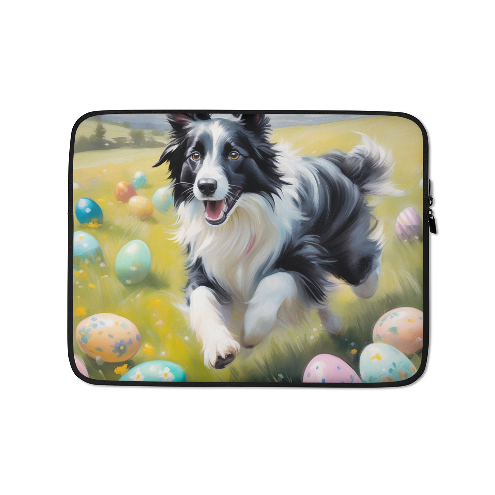 PugMug Custom Border Collie Laptop Sleeve