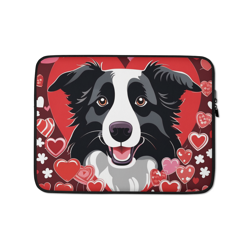 PugMug Custom Border Collie Laptop Sleeve
