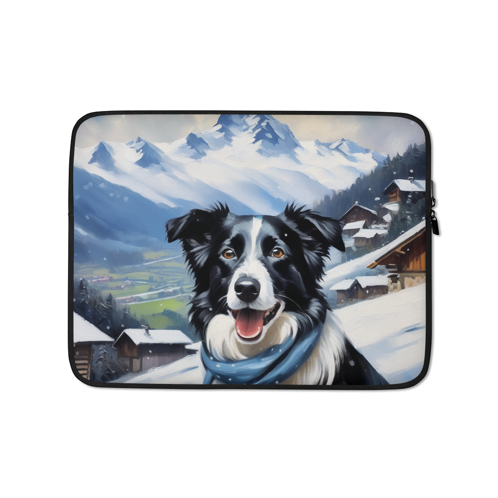 PugMug Custom Border Collie Laptop Sleeve