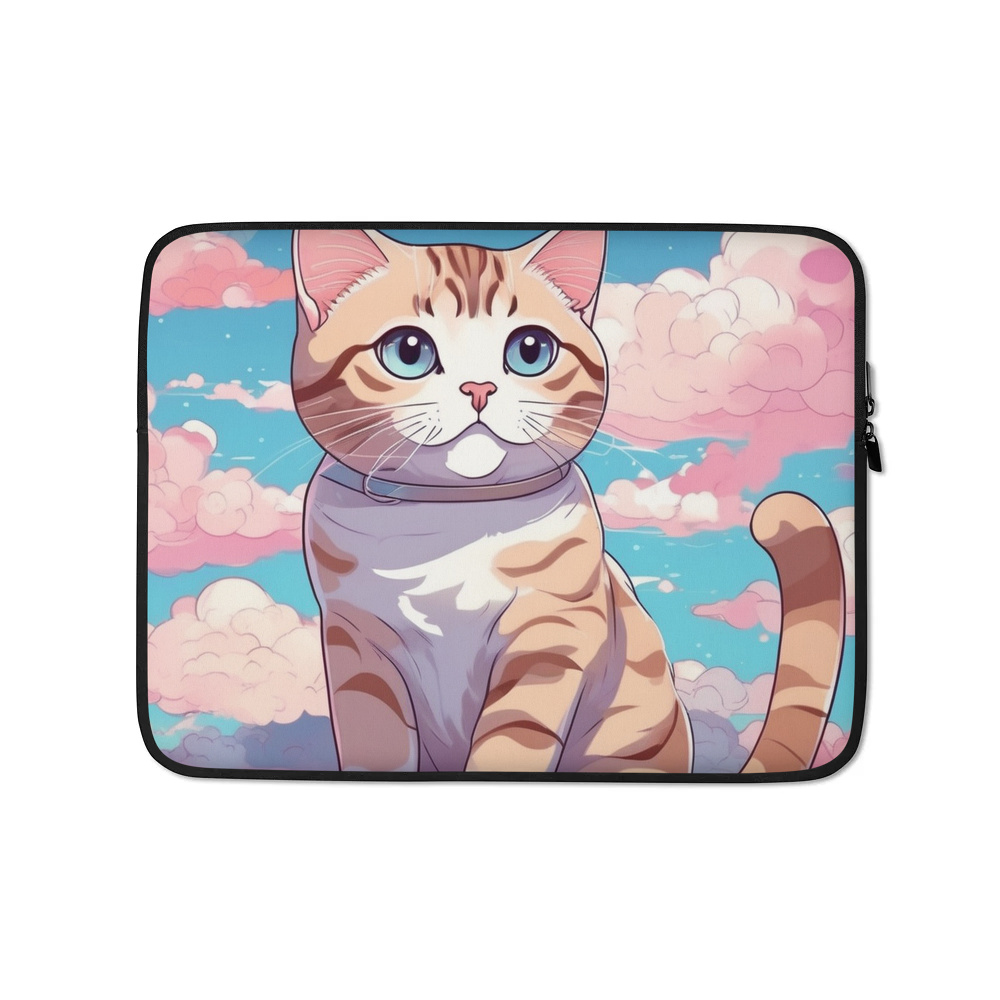 PugMug Custom Tabby Scottish Fold Cat Laptop Sleeve
