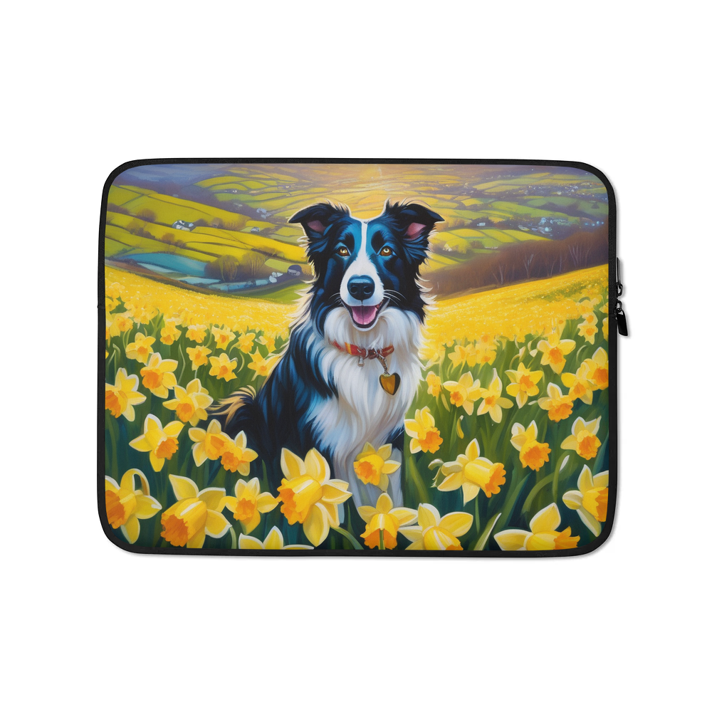 PugMug Custom Border Collie Laptop Sleeve