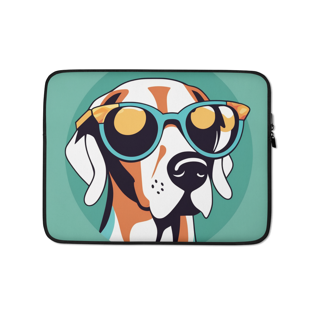 PugMug Custom Pointer Dog Laptop Sleeve