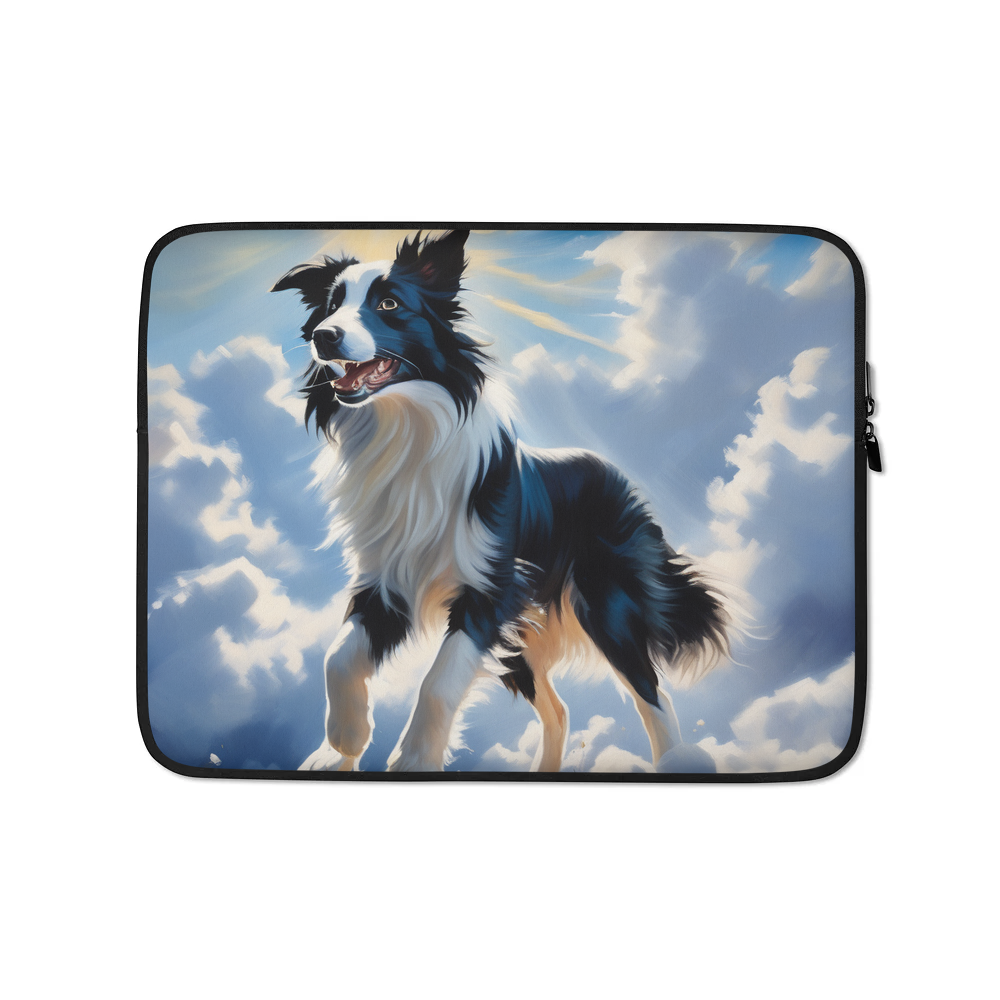 PugMug Custom Border Collie Laptop Sleeve