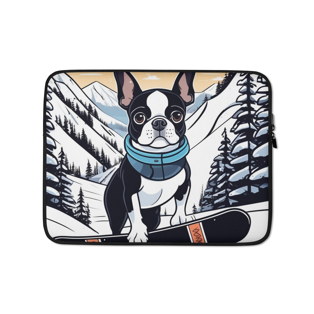 PugMug Custom Boston Terrier Laptop Sleeve