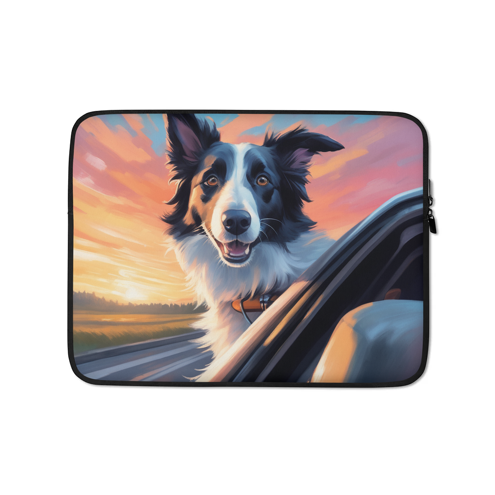 PugMug Custom Border Collie Laptop Sleeve
