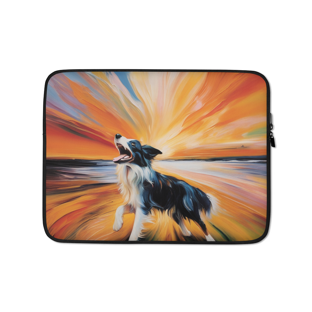 PugMug Custom Border Collie Laptop Sleeve