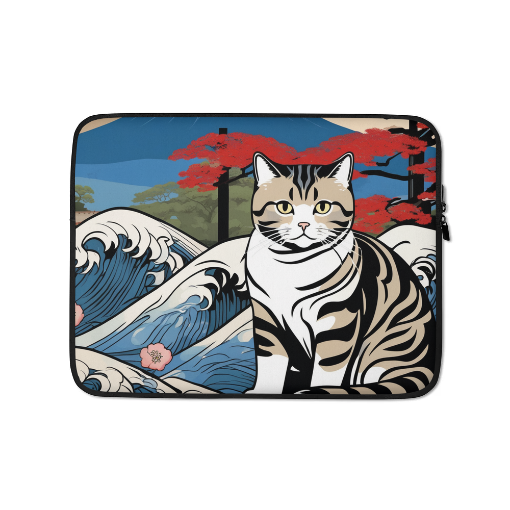 PugMug Custom Tabby Scottish Fold Cat Laptop Sleeve