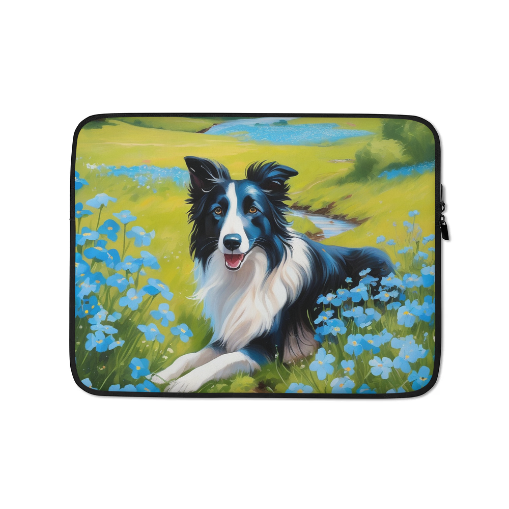 PugMug Custom Border Collie Laptop Sleeve