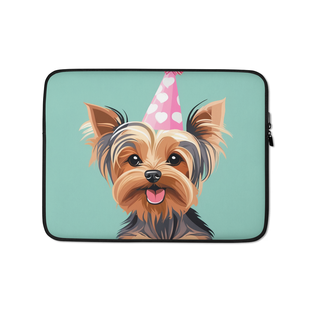 PugMug Custom Yorkshire Terrier Laptop Sleeve