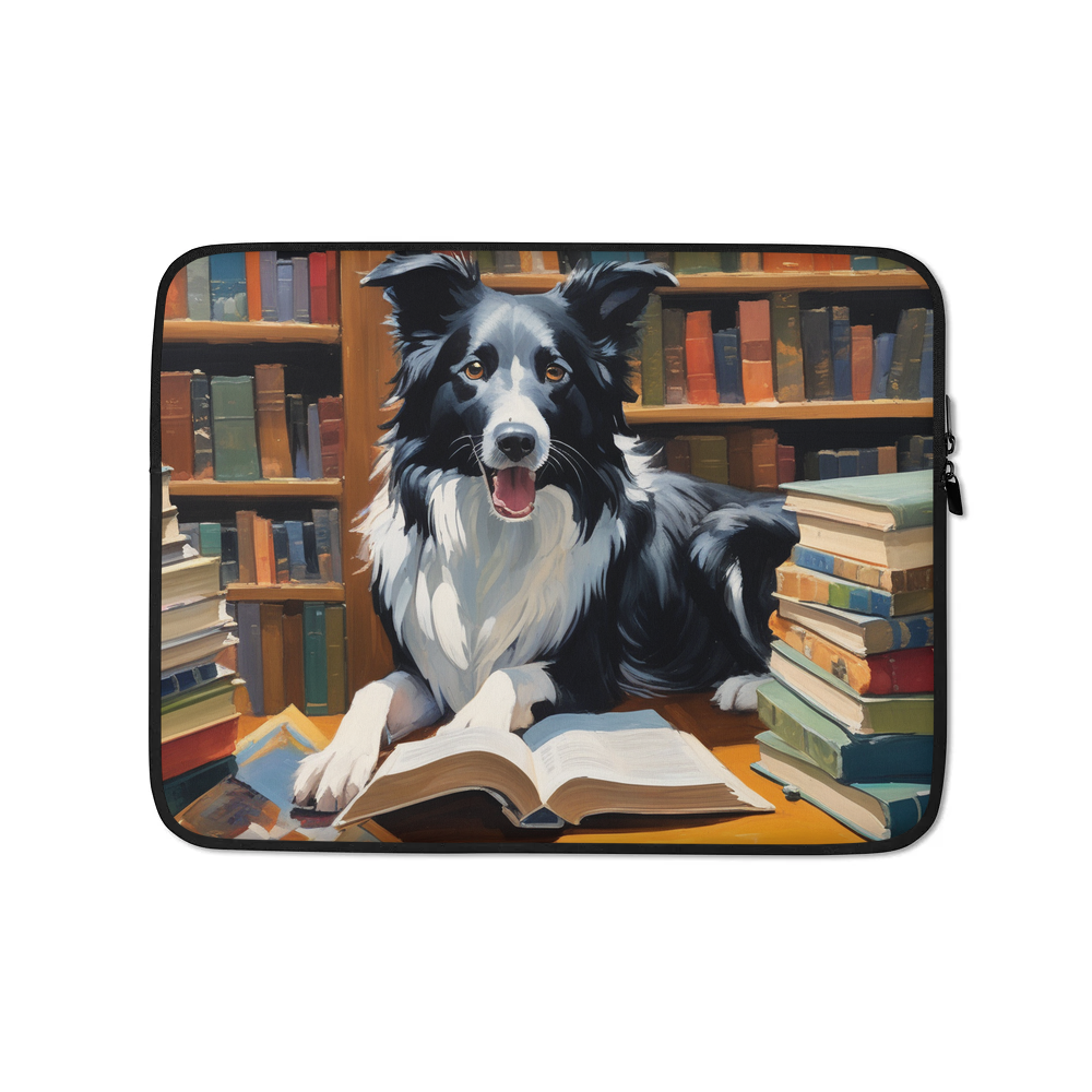 PugMug Custom Border Collie Laptop Sleeve