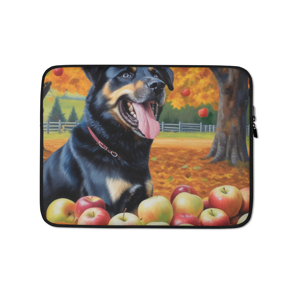 PugMug Custom Blue Laptop Sleeve