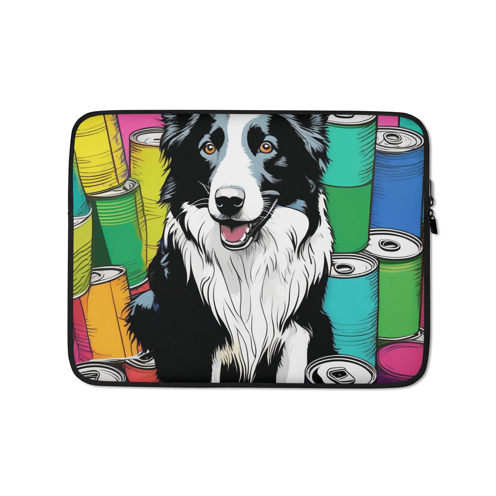 PugMug Custom Border Collie Laptop Sleeve
